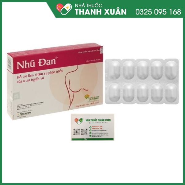 Nhũ Đan - Hỗ trợ làm chậm sự phát triển u xơ tuyến vú